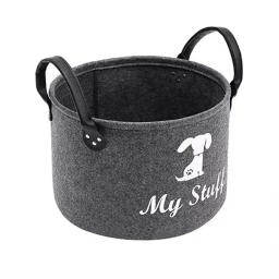 Felt Toy Storage Box para Animais de Estimação, Acessórios para Cães, Roupas, Diversos, Organizador, Ferramentas para Casa, Fornecimento, 1 Pc, 3 Pcs, 5Pcs - Image 6