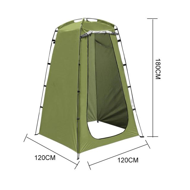 Tenda de Chuveiro Portátil com Privacidade, Impermeável e UV, Dobrável e Resistente para Vestiário ao Ar Livre