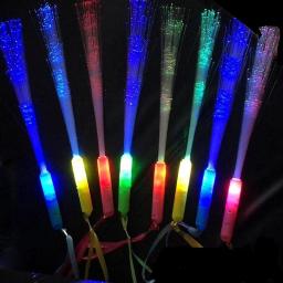 Varinhas LED Glow Fibra Óptica, Light Up, Concertos de Festa, Clubes, Glow Props, Aniversário, Casamento, Escuro, 12 pcs, 24 pcs, 48pcs - Image 2