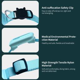 Impermeável Pet GPS Localizador Bluetooth, Anti-Lost Collar, Dog Cat Rastreador de posicionamento inteligente, Leve Tracking Supply, Novo - Image 5