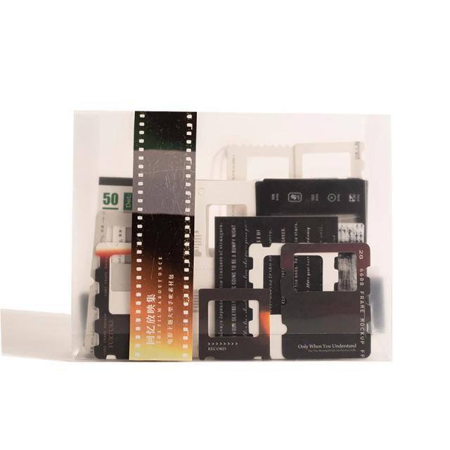 Kit JIANQI de Adesivos e Papel Decorativo para Scrapbook, 94 Peças para Álbum e Artesanato DIY