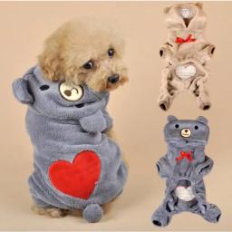 Soft Fleece Hoodies para animais de estimação, roupas para cães pequenos, cachorro, gatos, chihuahua, yorkshire, fantasia, inverno - Image 2