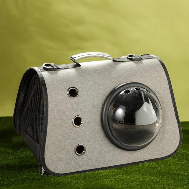 Cápsula Espacial Dobrável para Gatos - Mochila de Transporte Transparente e Portátil