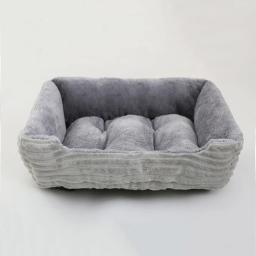 Cama de pelúcia quadrada para Pet, Canil para cães de médio e pequeno porte, Almofada do sofá, Acessórios para animais de estimação - Image 2