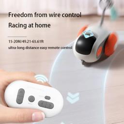 Brinquedo esperto do gato da gravidade, carro-motor, auto-movimentação, evitação realista do obstáculo, sensor infravermelho, projetado para Fe interior, 1PC - Image 4
