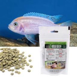 Alimentos para peixes dourados, comprimidos espirulinas, pellets 2,6 onças, dieta balanceada, nutrição saudável, para - Image 4
