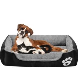 Cama ortopédica de espuma de memória para pet, Modern Plush Calming Dog Sofa, Cama Xl tamanho grande - Image 1