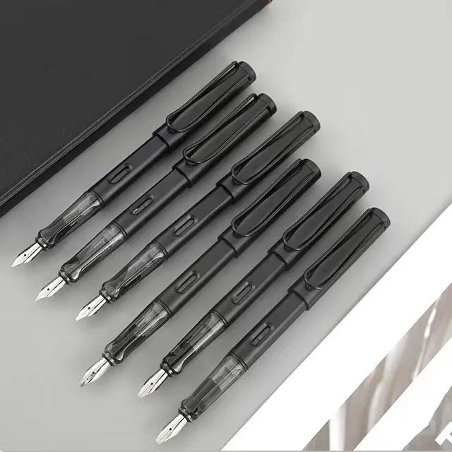 Canetas de Tinteiro para Caligrafia - Set com 7 Peças para Estilo Paralelo e Arte em Ponta Plana Tibetan e Árabe