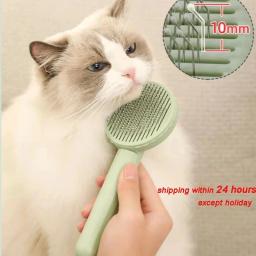 Pente Depilante para Animais de Estimação, Escova de Higiene para Gatos, Removedor de Cabelo Pet, Cachorro e Gatinho - Image 3