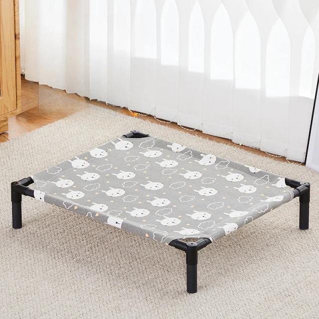 Cama Dobrável Portátil Elevada para Animais de Estimação: Canil, Casa de Gato, Cama de Cachorro Removível e Lavável para Todas as Estações e Camping