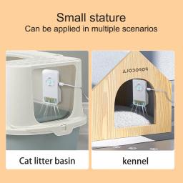 Smart Sensor Purificador de Odor para Animais de Estimação, Air Cleaner Recarregável, Desodorizador de Litter Cat, Banheiro para Cães - Image 5