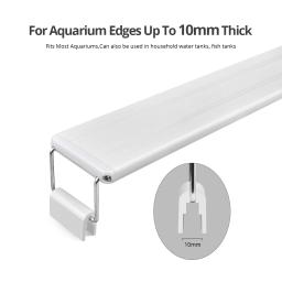 Barra de Luzes LED Extensível para Aquário, Alto Brilhante, Azul e Branco, 18cm-48cm, Iluminação da Tigela de Peixe, Plantas Aquáticas - Image 5