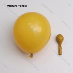 Balões retrô personalizados para decoração de festa, guirlanda de balão, arco, chuveiro de bebê, casamento, aniversário, mostarda, amarelo, laranja, branco, 5 ", 10", 12 ", 18" - Image 4