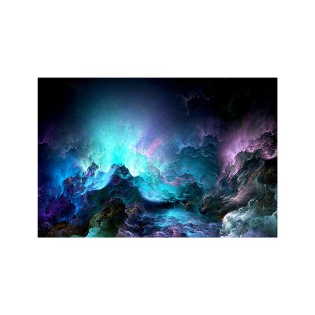 Arte Abstrata Colorida de Nuvens para Decoração Moderna de Ambientes