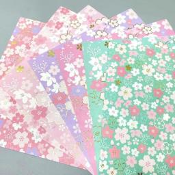 DIY Origami Papel, Flores Japonesas, Bronzing, Artesanato, LED Crane, Scrabooking Material, 15cm, 14PCs, Atacado - Image 2