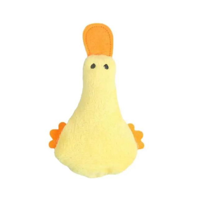 Brinquedo Interativo de Pelúcia com Catnip para Gatos - Ideal para Mastigação e Diversão