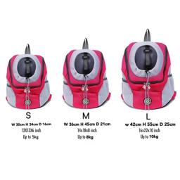 Pet Carrier Bag para cães, Mochila de viagem portátil, Saco ao ar livre respirável, Pet carregando suprimentos - Image 6