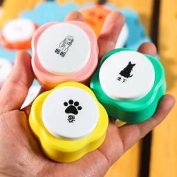 Recarregável Mini Pet Comunicação Pequeno Botão De Gravação, Gatos Cães Comer Falando Voz, Botões do alto-falante, Talk Training, Tinging Bell - Image 4