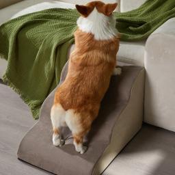 Escadas de espuma de memória antiderrapante para animais, sofá para cães pequenos e gatos, escadas de rampa para cães, suprimentos de cama, 2 ou 3 passos - Image 6