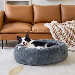 Camas de dormir longas e macias para animais de estimação, cama removível, sofá-cama, canil quente, cães pequenos e grandes, inverno - Image 5