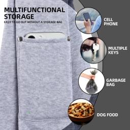 Bolsa de ombro Crossbody algodão confortável para animais de estimação, viagens ao ar livre, estilinete portátil de gato e cachorro - Image 4