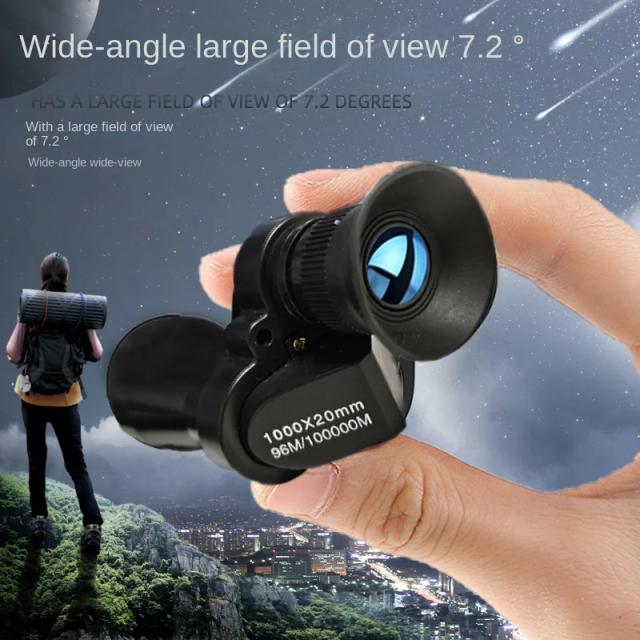 Telescópio Monocular Portátil de Alta Definição com Alta Ampliação para Caça, Camping, Montanhismo e Pesca Outdoor