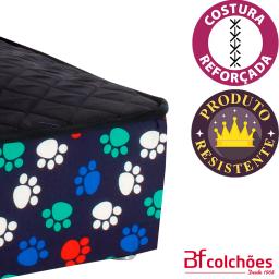 Cama Box Caminha Pet Com Cabeceira Para Cachorros e Gatos Luxo - BF Colchões - Image 3