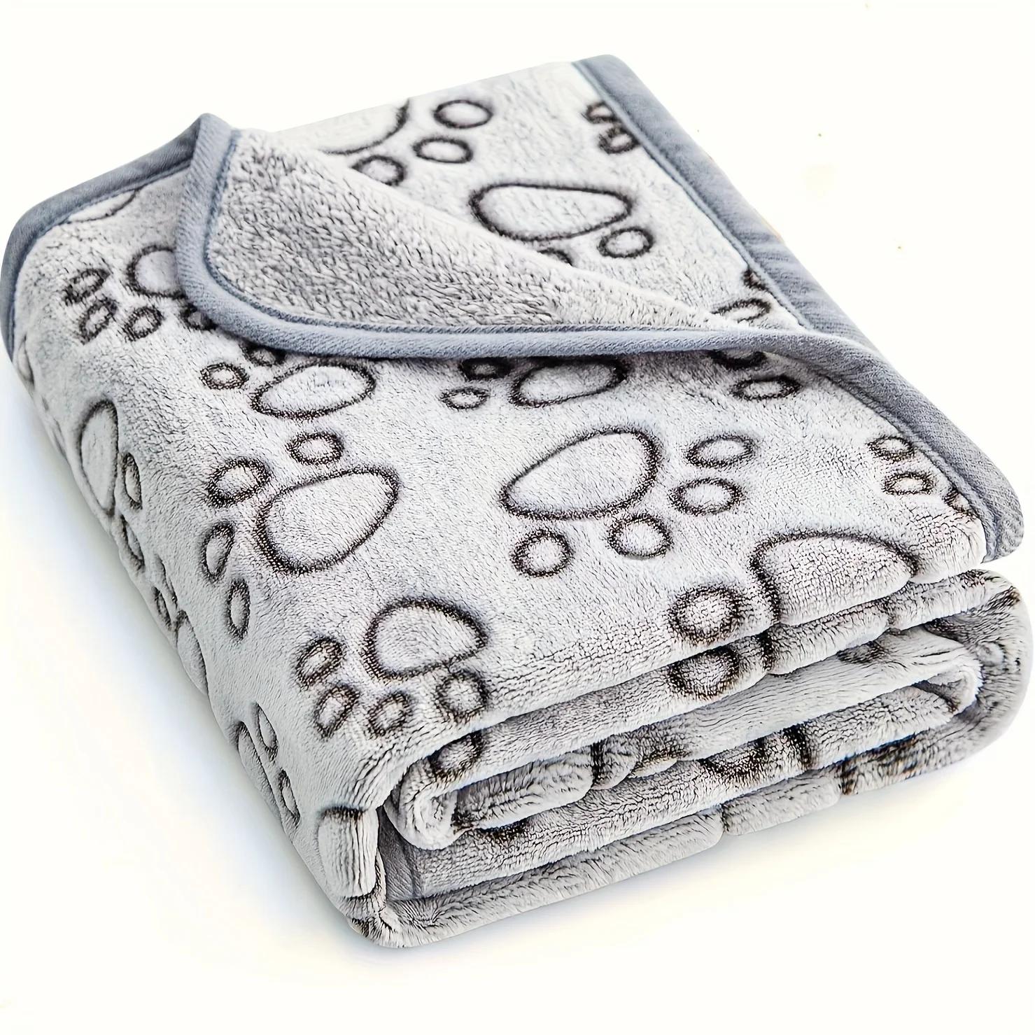Cobertor fofo macio para animais de estimação, bonito desenho animado, tapete quente e confortável para cães e gatos, alta qualidade - Image 1