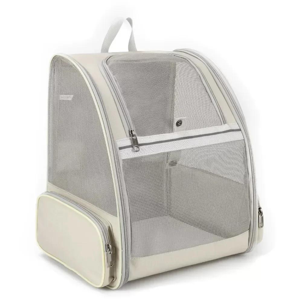 Saco de portador respirável, Mochila dobrável portátil gato, Viagem ao ar livre saco de transporte para gatos e cachorro, Pet Shop - Image 1