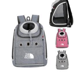 Portadores de animais de estimação portátil malha respirável cão mochila dobrável grande capacidade gato saco transporte ao ar livre viagem suprimentos para animais estimação - Image 1
