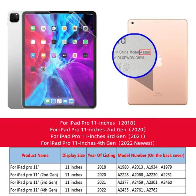 Protetor de Tela Matte para iPad: Sensação de Papel para iPad Pro, Air e Mini - Ideal para Escrita e Desempenho Aprimorado