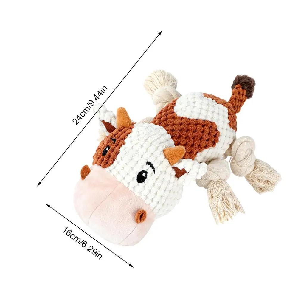Brinquedo de dentição resistente à mordida para animais de estimação Brinquedos interativos para cães Chewers agressivos Cachorro de pelúcia Brinquedo de mastigação molar - Image 1