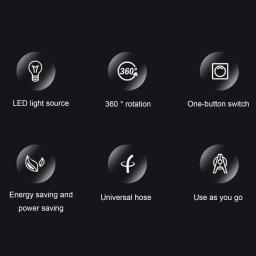 Lâmpada para aquário, USB Power, LED Full Spectrum, iluminação de algas à prova d'água, luz de tanque de 360 graus para tartaruga, 5W, 7W - Image 5