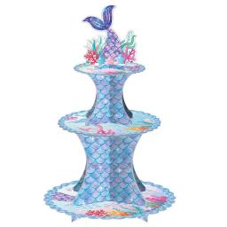 Mermaid Birthday Decorações Louça Set, balões, toalha de mesa, Backdrop Banner, Fontes de festa de aniversário infantil, Baby Shower - Image 3
