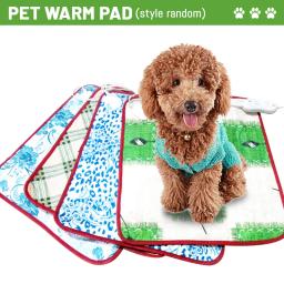 Almofada de aquecimento para animais de estimação automático cobertor elétrico almofadas corpo mais quente esteira aquecida aquecedor elétrico tapete almofada de aquecimento cama para cão gato - Image 5