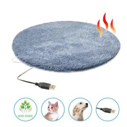 Cobertor Elétrico Quente para Animais de Estimação, Pet Indoor, Bom Efeito de Isolamento Térmico, Almofadas de aquecimento com USB, Almofada Elétrica - Image 1