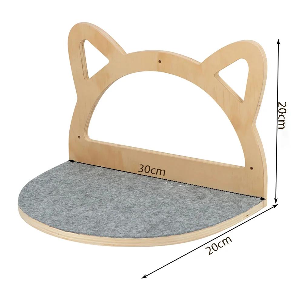 Prateleira de parede para gatos, arranhador de sisal, escada de gato, torre de árvore, plataforma, pet pulando móveis - Image 1