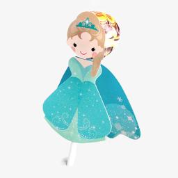 Pirulito Candy Heroes Infantil, Porta-Cartão de Papel, Sereia, Princesa Decoração de Festa, Favores de Aniversário, Decoração para Meninas e Meninos, 30PCs - Image 5