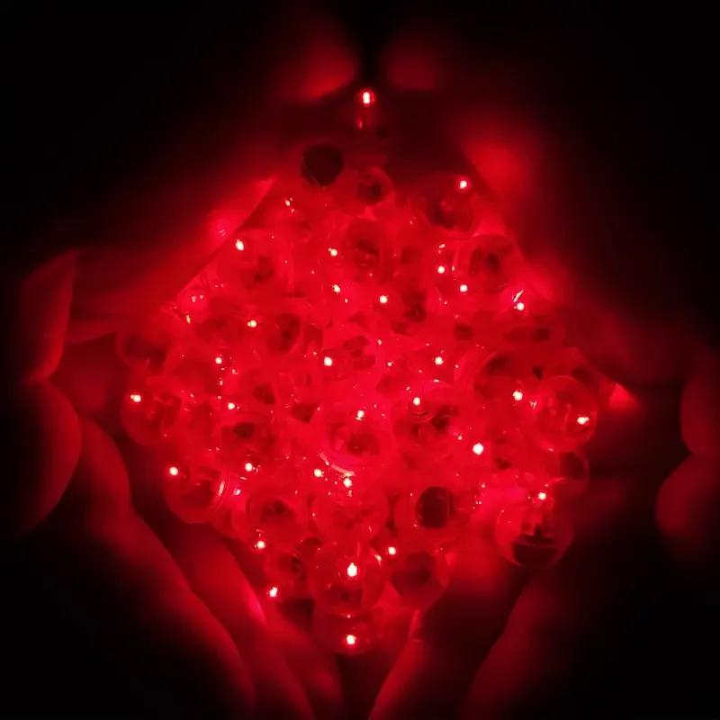 Colorido LED Flash Lights, Perfeito para balões, festas, casamentos, aniversários e mais, 50PCs Halloween e Thanksgiving Gift - Image 1