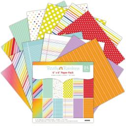 Origami Arco-Íris Artesanato Almofadas De Papel, Corte Morre, Arte De Fundo, Scrapbooking, Fabricação De Cartão, 24 Folhas - Image 1