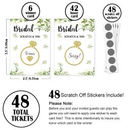 48 Pcs/set Noiva Do Casamento para ser Cartão Do Jogo De Noiva Chuveiro Decoração Do Partido Suprimentos Hen Decoração Do Partido - Image 4