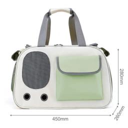 Portátil Pet Carrier Bag, Bolsa ao ar livre, saco de transporte, cães pequenos e gatos, mochila gato, Pet Shop - Image 2