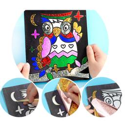 Diy transferência mágica dos desenhos animados pintura artesanato para crianças artes e ofícios brinquedos para crianças aprendizagem educacional criativo desenho brinquedos - Image 4