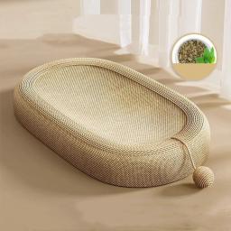 Desgaste resistente gato de madeira arranhando almofadas, Mobiliário doméstico grande Pet, Cama de dormir gato e cachorro, Pet Toys Supplies, Suprimentos - Image 5