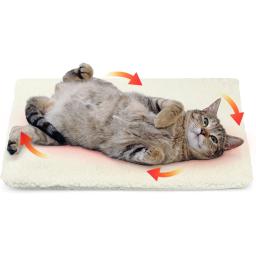 Auto-aquecimento pet pads cobertor filhote de cachorro almofada aquecimento esteira para gatos cães pequenos animais de estimação com corpo térmico calor refletindo núcleo almofada - Image 2