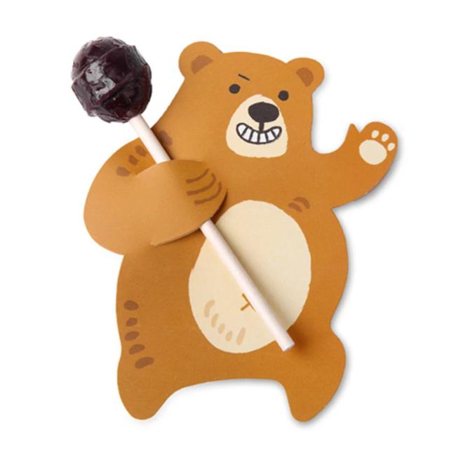 Conjunto de 50 Cartões Decorativos Infantis com Ursos, Papai Noel, Coelhos e Doces para Festas de Aniversário