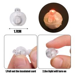 10/100 pçs mini led balão luzes coloridas piscando luminosa tumbler bola natal casamento festa de aniversário decoração suprimentos - Image 6