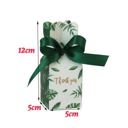 10/20/30 pçs caixa de doces vaso europeu floral casamento favor presente caixa de embalagem do bebê com fita obrigado você decoração de festa de aniversário - Image 2