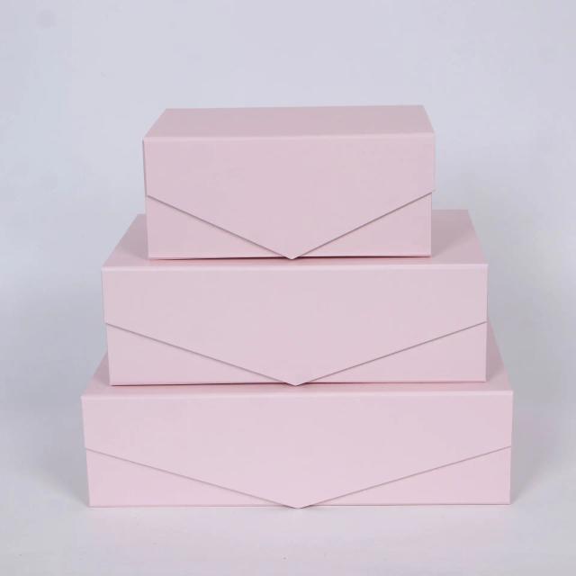 Caixa de Presente Dobrável Luxuosa Flip Magnet para Casamentos, Festas de Aniversário e Embalagem de Cosméticos