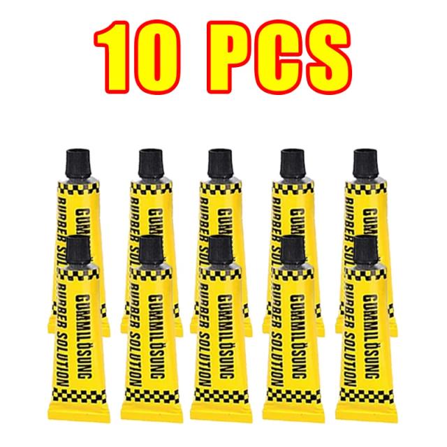 Kit Reparo Pneu Carro Tiras Borracha 100x6mm